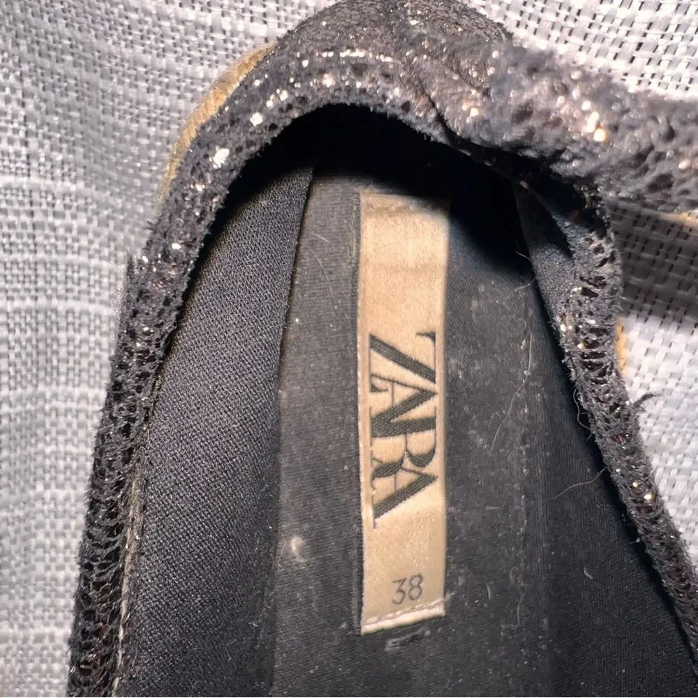 Zara black metallic